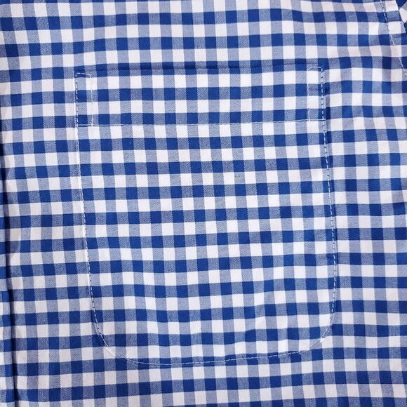 Vineyard Vines Mens Medium On the Go Performance Brrr Blue LS Button Down Shirt - Picture 5 of 14